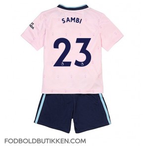Arsenal Albert Sambi Lokonga #23 Tredjetrøje Børn 2022-23 Kortærmet (+ Korte bukser)